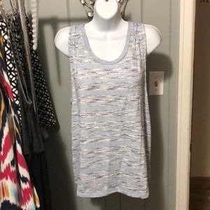 NWT GAP blue knit sleeveless top size medium